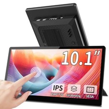 10.1 Inch Touchscreen Mini Monitor, IPS 1540×720 USB-C HDMI Portable 10.1