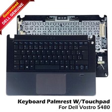 New OEM Dell Vostro 5480 Keyboard Bezel Assy Portuguese Layout DXFPK 763RY picture