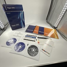 Sony Vegas + DVD Pro- All Books, Discs, Box , And Other Info Included. Rare picture