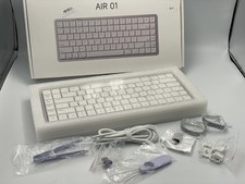 Akko Air 01 Mechanical Wireless Keyboard - Cloudy White picture