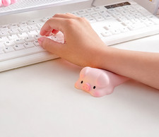 Cute Ergonomic Pig Wrist Rest Support Slow Rising PU Cushion Computer Desk t1 picture
