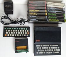Sinclair ZX81 Computer w 16k RAM Block & 14 Timex Sinclair 1000 Software Tapes picture
