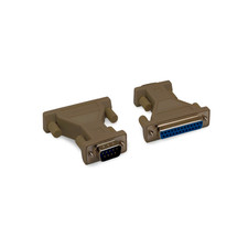 DB25 Female to DB9 Male Serial Adapter - Beige picture