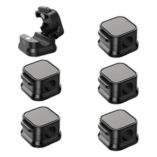 6 Pack Magnetic Cable Clips Magnetic Cord Organizer Adhesive Wire Holder picture
