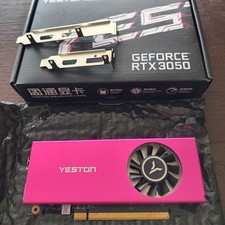 Yeston GeForce RTX 3050 GPU Low Profile Single Fan No Power Needed Used picture