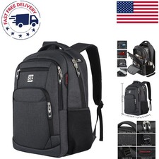 Sleek Anti-Theft 15.6 Inch Laptop Backpack - Water-Resistant & Slim Fit picture