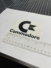 Commodore Logo C64 C128 Amiga Black Vinyl Decal picture