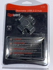 Gigaware 4-Port Modular Stackable USB 2.0 Hub 26-1038 picture