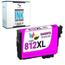 CMYi 1-Pack Replacement 812XL Magenta Ink for Epson WorkForce WF-7820 WF-7310 picture