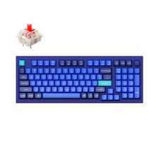 Keychron Q5 Wired Mechanical Keyboard Navy Blue Hot-swap Gateron G Pro Red Sw... picture