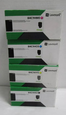 GENUINE LEXMARK 84C1HK0 84C1HC0 84C1HM0 84C1HY0 TONER SET We Ship Fast picture