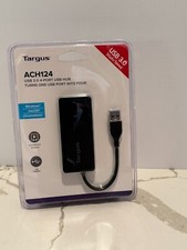Targus ACH124 USB 3.0 4 Port USB Hub 5Gbps Speed Windows, Mac USB Powered picture