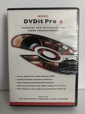 Sonic DVDit Pro 6 + eDVD 4 PC Software Authoring for Video Brand New & Sealed picture