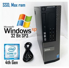 RETRO Windows XP PRO 32 bit SP3-Dell OptiPlex 9020 SFF i7-4770, 256GB SSD, 1 Yr picture
