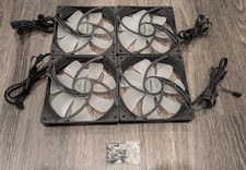 4x SCYTHE Kaze Flex 140mm Square RGB LED PC Case Radiator Fan PWM 300-1800 RPM picture