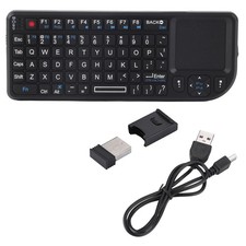 2.4GHz Wireless Touchpad/Rechargeable Ultra Mini Thin USB Backlit Keyboard For picture