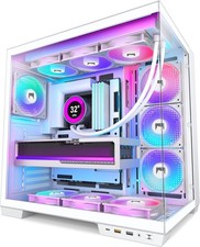H1 ATX PC Case - Pre-Installed with 7 PWM ARGB Fans - Dual Cavity Mid-Tower PC picture