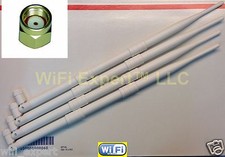4X Zmodo Security Camera White 2.4GHz 9 dBi Wireless Antenna Booster WLAN RP-SMA picture