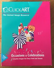 VTG Software 1993 Clip Art ClickArt Occasions & Celebrations 3.5” Floppy Win/DOS picture