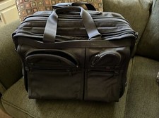 Tumi 26104DH Ballistic Nylon Deluxe 2-Wheeled  lLaptop Carry-on Roller Bag- Blk picture