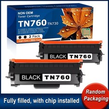 FADSOON® 2PK TN760 TN730 Toner For Brother MFC-L2710DW HL-L2350DW DCP-L2550DW picture