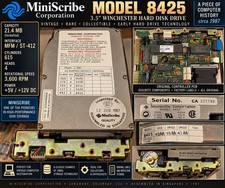 Vintage MiniScribe 8425 21MB MFM 3.5