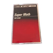 Super Math TIMEX SINCLAIR 1000 16K RAM Tape Software VTG picture
