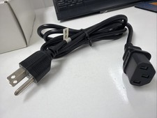 Power cable for computer printer and other devices 4 feet to 6 feet new and used picture