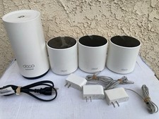 Set of (4) TP-Link Deco X25 (3) + X50 (1) Dual Band WiFi 6 Mesh System. picture