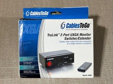 CablesToGo™ TruLink 2-Port UXGA Monitor Switcher/Extender 39962 Brand New In Box picture