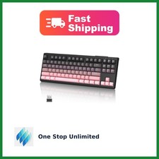 ZIYOU LANG M87 TKL Wireless Gaming Keyboard Pink picture