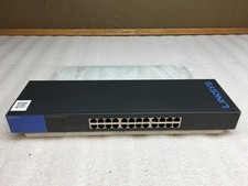 Linksys SE3024 Metallic 24-Port Gigabit Ethernet Switch No Rack Ears or PWR Cord picture