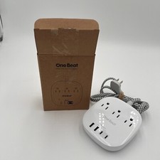 One Beat Desktop Power Strip - White picture