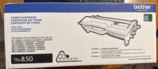 Genuine Brother High Yield Black Toner Cartridge TN-850 NIB picture