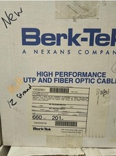 Berktek Plenum Fiber Optic Cable, OM2 Multi-Mode 12 Strand 50/125 660ft Spool picture