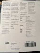 VINTAGE 1987 IBM QUIETWRITER III PRINTER SPEC SHEET COMPUTERS 29 picture