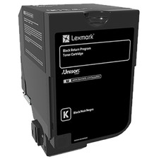 Lexmark 74C10K0 Black Return Program Toner Cartridge - Black picture