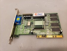 Vintage AOpen PG80 SiS 6326 8MB AGP Video Graphics Card *Tested picture