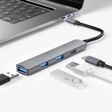 Adapter USB C HUB Type 4Port High Speed Multi USB Splitter For PC Laptop Macbook picture