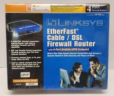 Linksys BEFSX41 Etherfast Cable / DSL 4-Port Firewall Router 10/100 Mbps - NEW picture