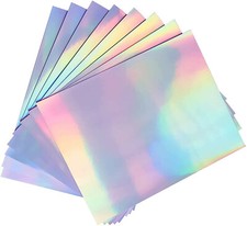 30 Sheets Koala Holographic Sticker Paper for Inkjet Laser Printer Glossy White picture