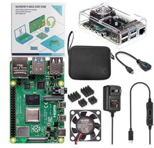 Kit for Raspberry Pi 4 with Fan Cooled ABS Case-Includes Raspberry Pi 4 Board an picture