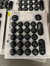 Lot of 10 OHill Multi-Purpose Cable Clips Set OH-24-B 24 Pack Self Adhesive NEW picture