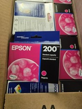 4 PACK - Epson 200 Standard Capacity Ink Cartridge Magenta T200320 EXP 05/2027 picture
