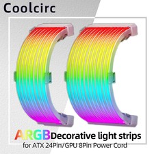 ARGB LED Cable Extension Kit 8/24Pin PSU RGB Sync Strip PC Custom Cable picture