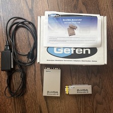 GEFEN 2X VGA Extender R and S Video Receiver Sender w Original Box EXT VGA CAT5 picture