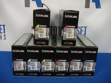 NEW LOT OF 8 GENUINE OEM LEXMARK C522 C524 C530 C532 C534 TONERS C5220KS C5240YH picture