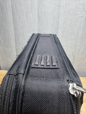 Deluxe Dell Laptop Computer Carrying Case Bag Shoulder Strap Black 17”X 12” picture