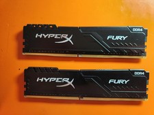 The Kingston HyperX Fury Black DDR4 HX424C15FB4K2/32 is a 32GB  DDR4-2400MHz kit picture