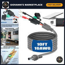 10FT 16AWG Waterproof Power Cable for Starlink Mini - Direct Car, RV, Marine Bat picture